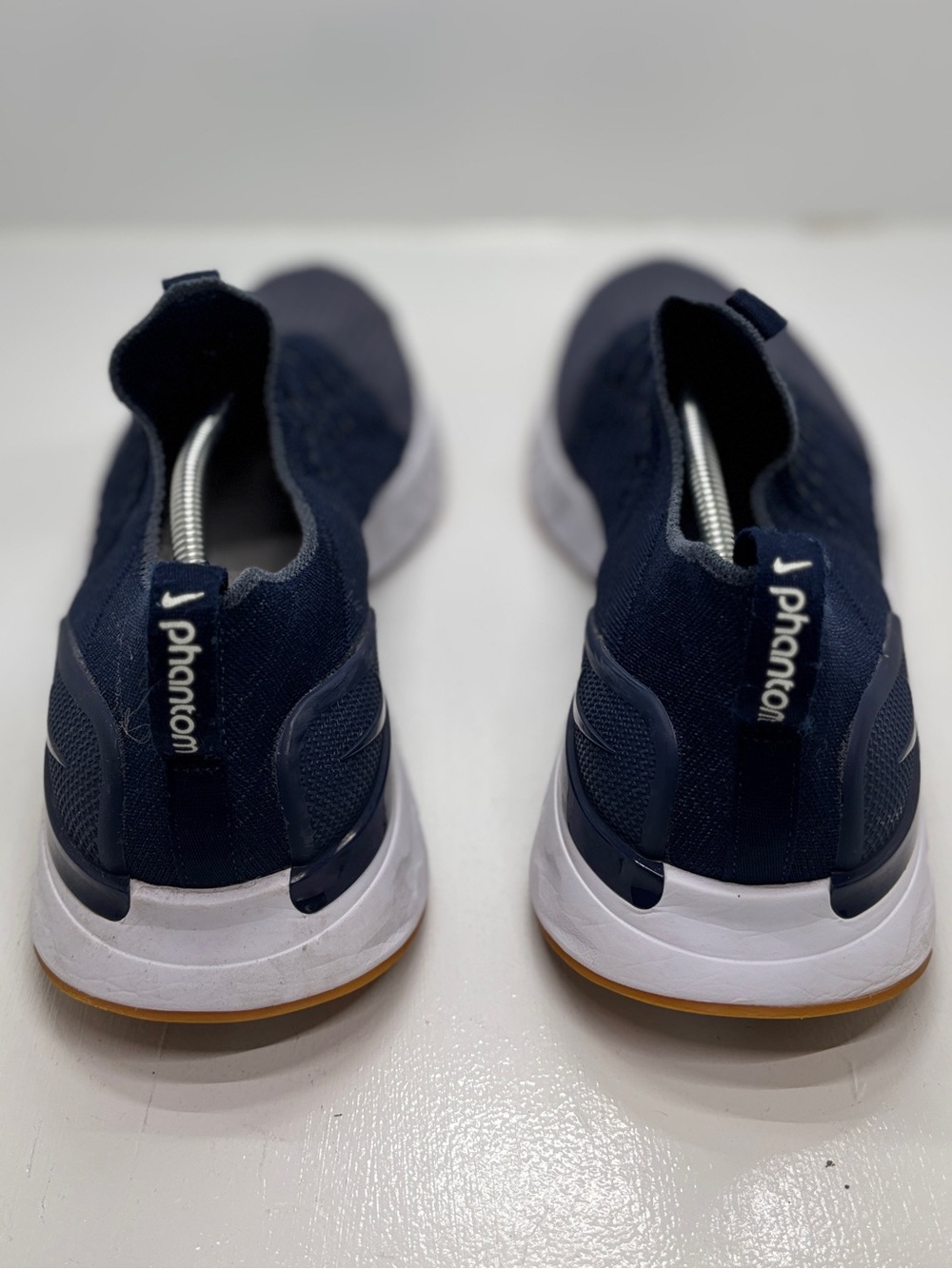 Nike React Phantom Run Flyknit 2 Running Shoes Blue Men's Size 14 Slip-On Sneake - Picture 9 of 14